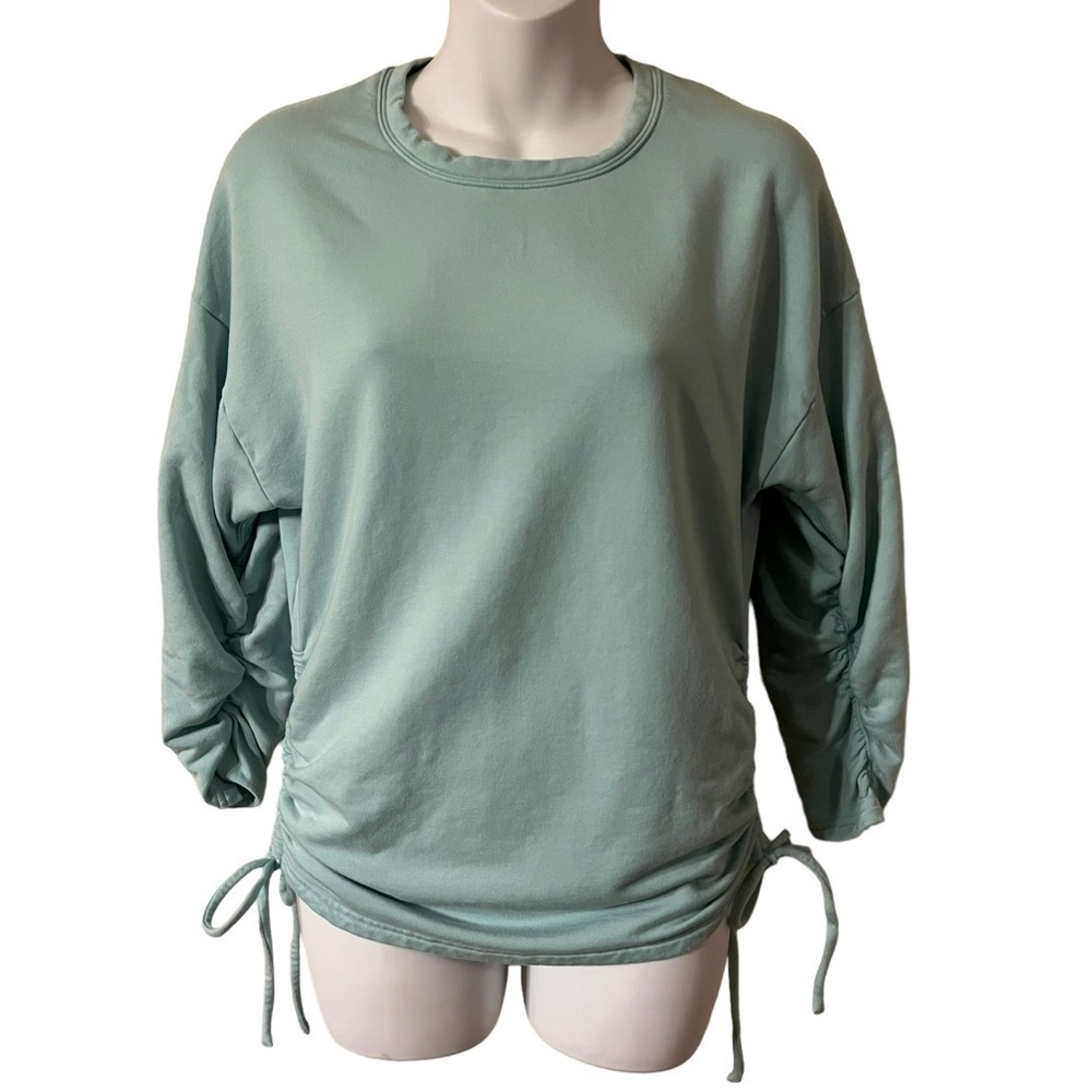 Athleta Lombard Ruched Sweatshirt Size XS